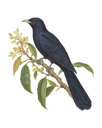 Asian Koel, painted after the Company School